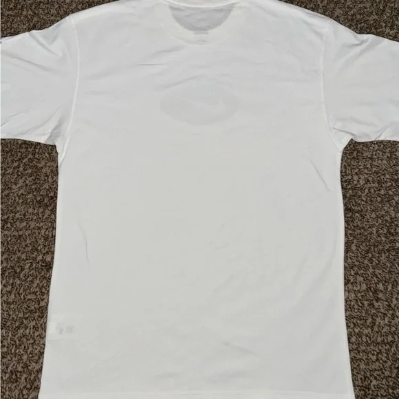 Nike White Short Sleeve Tee with Minimalist Graphic - Picture 2 of 5